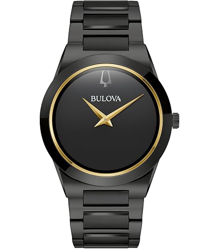 Amazon.com: Bulova Mens Modern Millenia Gold Stainless Steel 2